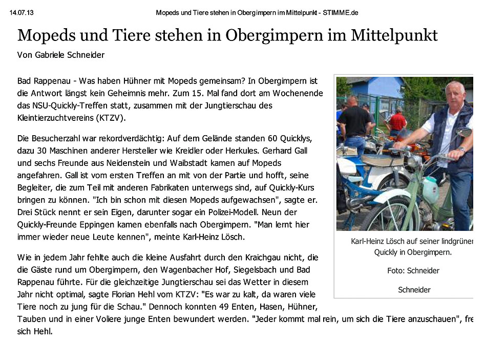 Presse Info Stimme.de